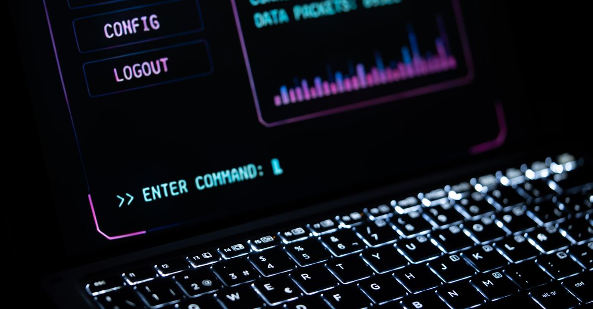 command line interface terminal hacker code typing dark mode cybersecurity programming